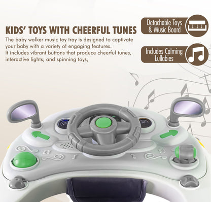 Baby Walker & Rocker Bouncer with Music Activity Tray