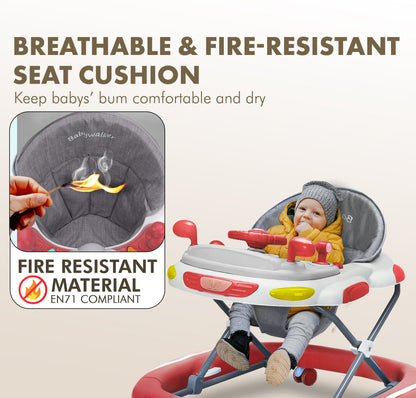 Baby Walker & Rocker Bouncer with Music Activity Tray