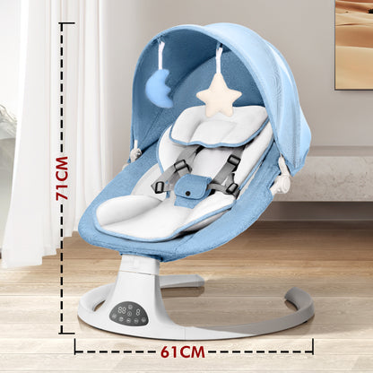 Electric Baby Swing with Bluetooth, Music, Remote – Infant Cradle