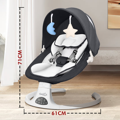 Electric Baby Swing with Bluetooth, Music, Remote – Infant Cradle