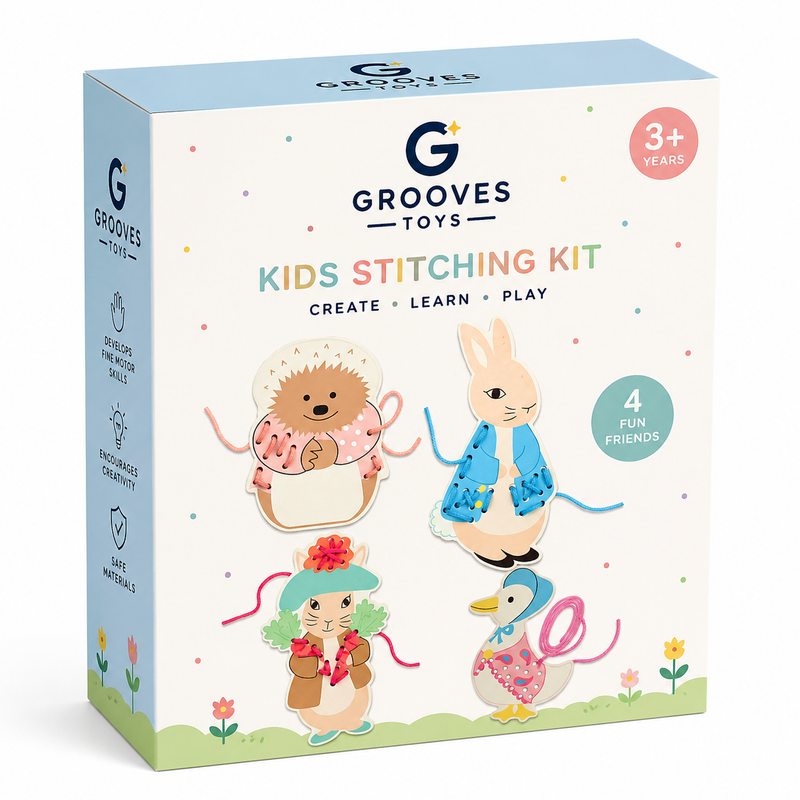 Grooves Toys™ Stitching Kit for Kids Ages 3+