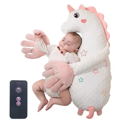 Baby Sleep Patting Pillow – Plush Soothing Sleep Aid with Remote Control